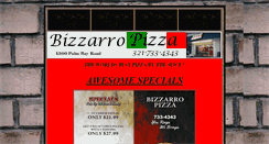 Desktop Screenshot of bizzarropizzapalmbay.com